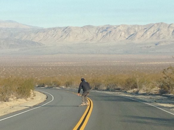 Drifting off into the desert haze